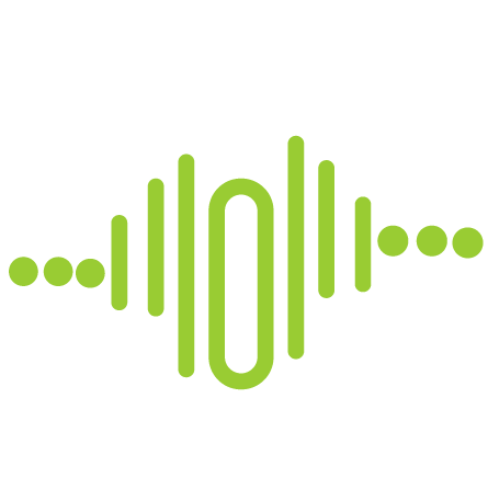 Icono con ondas musicales en representación de la música electrónica.